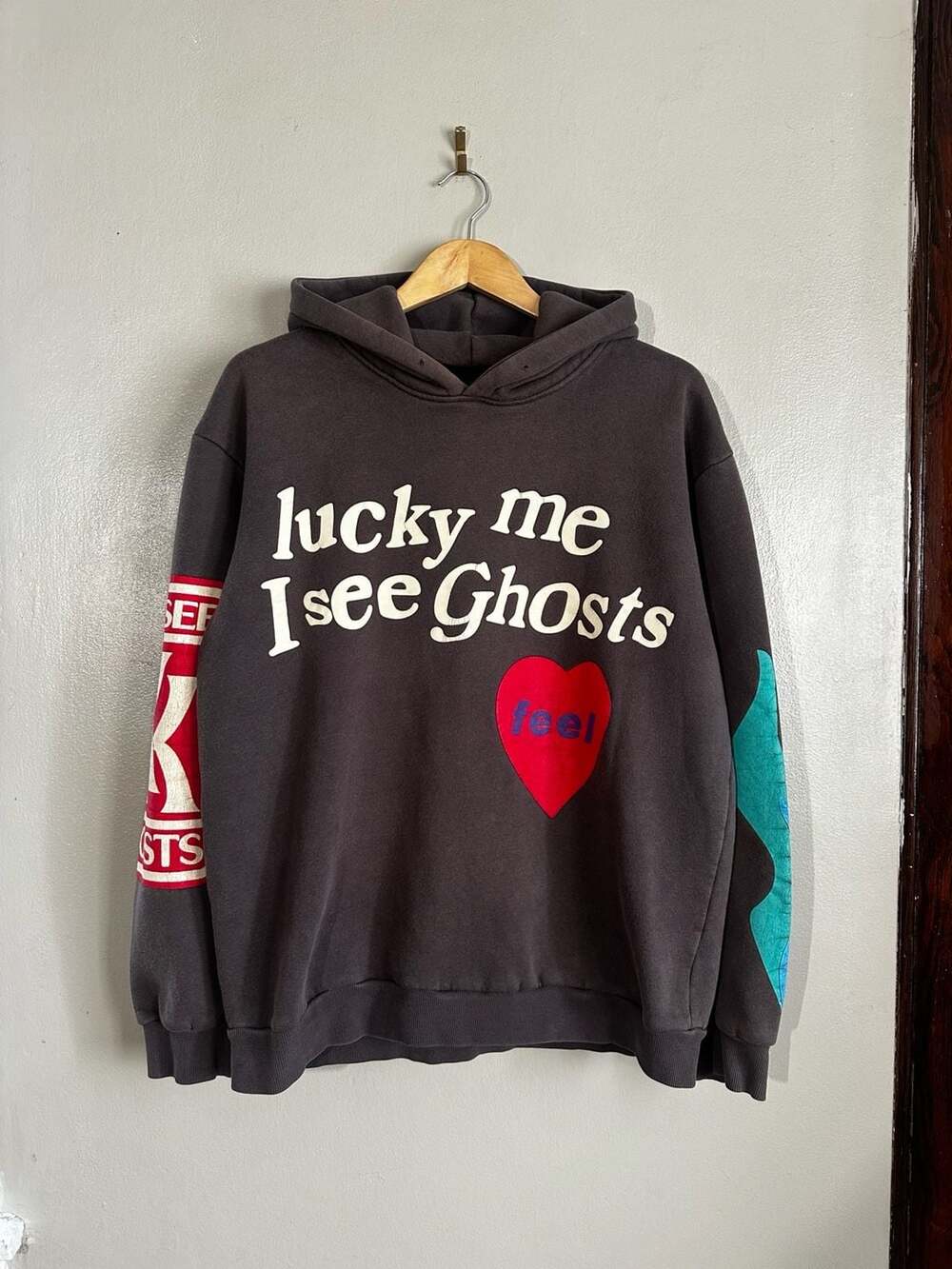 Cactus Plant Flea Market Lucky Me I See Ghosts Hoodie Dark Gray